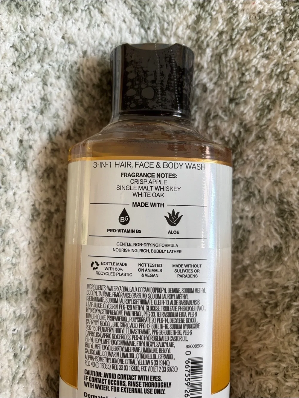 Bath & Body Works Mens Whiskey Reserve Body Wash 3in1 NWT 10 oz